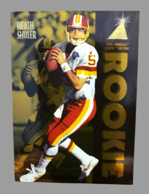 1995 Pinnacle HEATH SHULER Zenith Edition Rookie Card #Z132  Washington Redskins - Image 1 of 4