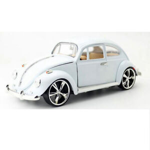 1:18 Vintage VW Beetle Superior 1967 Model Car Diecast Toys Collection White