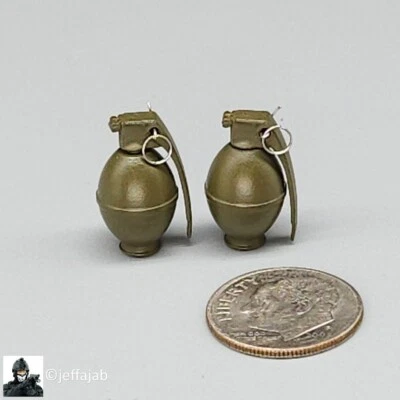 1:6 Ujindou 越南 MACV-SOG 跨境操作金属 M26 手榴弹 (x2) — 第 1/4 张图片