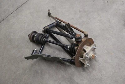 2007 ARCTIC CAT 400 FRONT LEFT A-ARMS AXLE HUB SPINDLE TIE ROD AARMS 4X4 07 #2 - Image 1 of 4