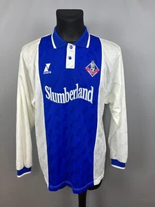 OLDHAM ATHLETIC 2000 2001 HOME SHIRT FOOTBALL SOCCER JERSEY SPARTA MENS SIZE XL - Picture 1 of 9