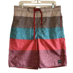 Ripzone große mehrfarbige Colorblock Boardshorts für Herren - Bild 1 von 7