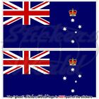 VICTORIA Staat AU-VIC Australien Flagge, 110mm Vinyl Aufkleber x2