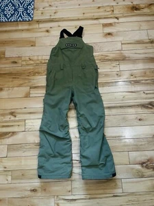 BURTON Skylar Bibs Snow Bibs Kids Youth Size S Snowboard Sk - Picture 1 of 6