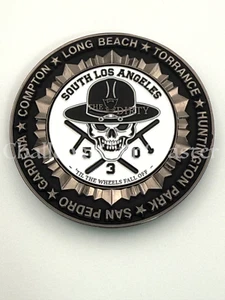 F77 CHP South Los Angeles LA California Highway Patrol Police Challenge Coin - Bild 1 von 2