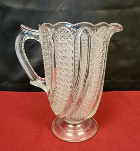 McKee and Bros Doric EAPG Water Pitcher Circa 1896 - Picture 1 of 13