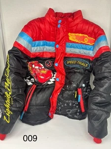 Disney Store Cars Lighting McQueen Puffer Jacket Boys Small 5/6 - Picture 1 of 8