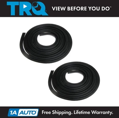 TRQ Door Weatherstrip Seal Kit Front Fits 94-04 Chevrolet GMC - Image 1 of 3