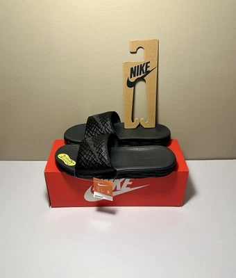 Sandalias Nike Benassi Solarsoft para hombre talla 8 negras antracita 705474-091 Foto 1 de 4