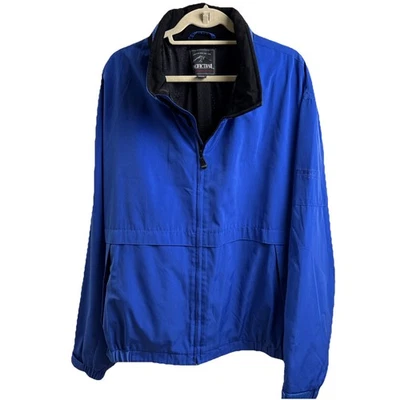 Pacific Trail Men’s Blue Jacket  XXL Windbreaker Hooded Gorpcore Vented Full Zip - Image 1 of 4