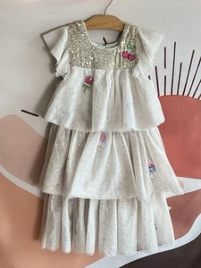 Lola and The Boys Sparkle Party Sequin Cherry On Top Ice Cream Dress Size 8 - Picture 1 of 10