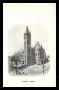 City Hall Cincinnati, OH unposted undivided back - Picture 1 of 2