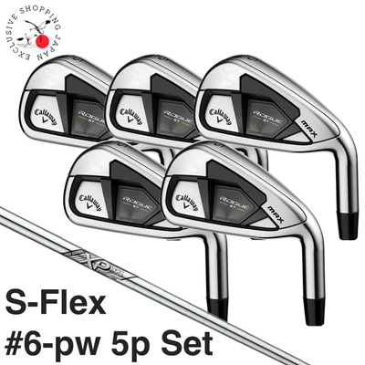 Callaway ROGUE ST MAX Iron Wedge #6-pw 5p Set S-Flex True Temper XP 95 Shaft New - Image 1 of 4