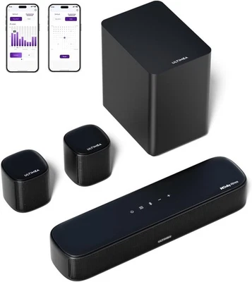 5.1-Kanal Soundbar mit Dolby Atmos, Surround Sound System für TV, App Steuerung - Bild 1 von 4