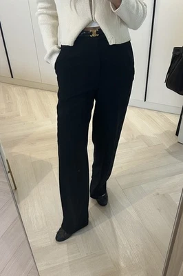 Schwarze Hose von ZARA Gr. S 36 NEU! gerades Bein - Bild 1 von 4