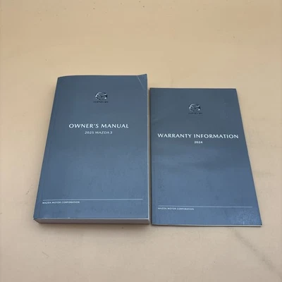 Mazda 3 2025 manual del propietario con estuche de garantía 2024 incluido Foto 1 de 3