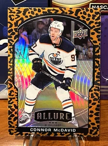 2020-21 Upper Deck Allure #50 Connor McDavid Leopard Print SSP - Picture 1 of 3