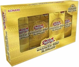 Yu-Gi-Oh! Maximum Gold El Dorado Englisch Tuckbox (4 Booster je 7 Karten) TCG - Picture 1 of 1