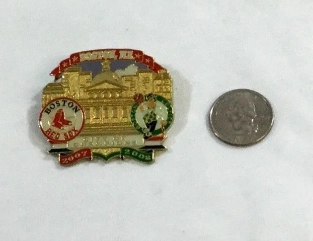 2007 2008 Boston Red Sox Celtics City of Champions Pin World Series NBA Finals  - Image 1 of 1
