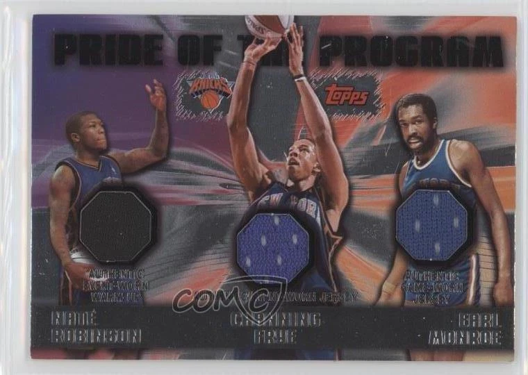 2006 Topps Pride of the Program Relics Black /99 Nate Robinson Channing Frye HOF
