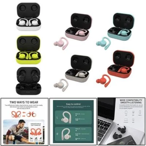 Wireless Headphones Auto Pairing HiFi Stereo Sound Earbuds in-Ear Earphones with - Zdjęcie 1 z 4