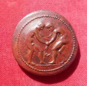 Médaille 1970 - Reproduction : Pamphylie Aspendos - Statère N° 106/500 ! - Bild 1 von 3