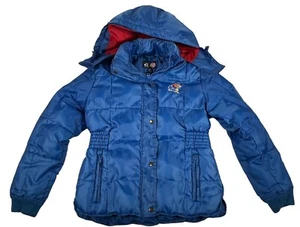 Vintage G-lll Sports Kansas Jayhawks KU Puffer Jacket Mens Size Medium - Picture 1 of 16