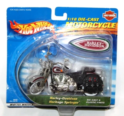 Hot Wheels Harley Davidson Motorcycle Heritage Springer Sealed 2000 Die Cast - Image 1 of 4