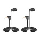 In Ear Earbud Coiled Headset For Mobile Phones Mp3 Mp4 Players Receiver