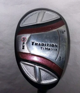 Ram Tradition Ti Matrix 3H W/Cover 18° Graphite Shaft RH Mid Firm Ram Grip 39" - Picture 1 of 6