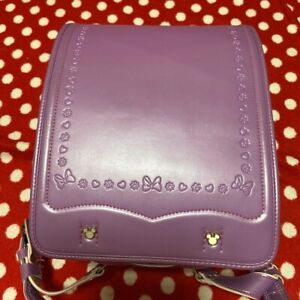 Randoseru Japanese School Bag  Kid's Backpack Minnie Disney Purple