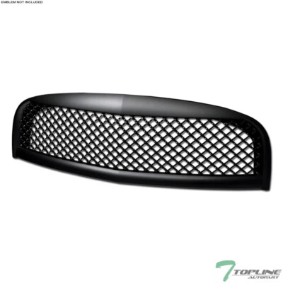 Topline For 2006-2011 Chevy HHR Mesh Front Hood Bumper Grill Grille - Matte Blk Foto 1 de 4