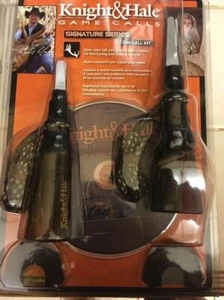 Knight & Hale Elk Game Call Assortment Kit Cow Bull +  2 Hunting DVD's - Picture 1 of 1