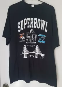 Superbowl Fifty T-Shirt schwarz 02.07.2016 - Bild 1 von 2