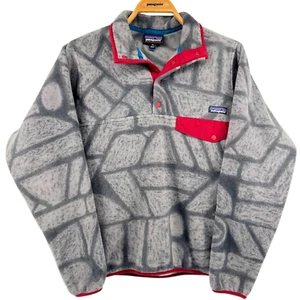 Patagonia Men's Synchilla Shale Gray Stone Fleece Snap T Pullover 2015 - Size XS - Picture 1 of 10