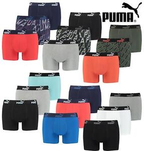 PUMA Boxer Shorts Mens Cotton Stretch Jersey Boxers Underwear  (3 PACK)