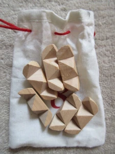 Knobelspiel Stern-Puzzle Steckspiel-6-tlg.-unbespielt- - Bild 1 von 1