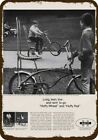 1968 Huffy Wheel & Huffy Rail Bike Vintage Look Decorative Replica Metal Sign