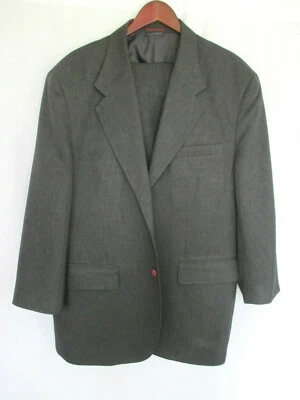 Bonelli Mens Suit 50L 40x25 Gray 100% Polyester 3 Button - Image 1 of 4