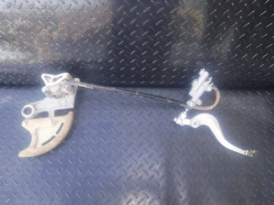 2007 HONDA CRF250R OEM REAR BRAKE CALIPER MASTER CYLINDER PEDAL CRF 250R 05-17 - Image 1 of 4