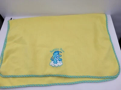 Manta polar para bebé Care Bears para dormir oso dulces sueños amarillo azul de colección 30 X 40 Foto 1 de 4