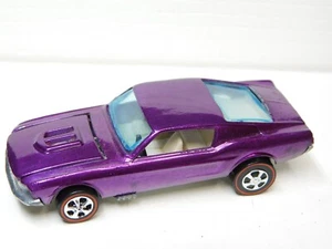 Custom Mustang Original Hot Wheels Redline Restoration OHS Purple HK - Picture 1 of 6