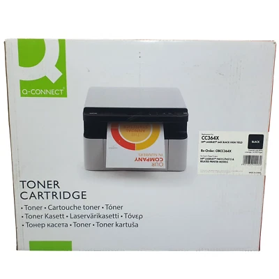 Q-Connect Compatible HP 64X Black Laserjet Toner Cartridge CC364X P4515  P4015 - Image 1 of 4