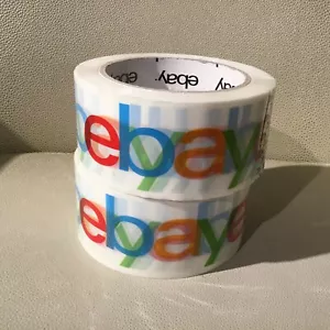 2 Rollen eBay Marke mehrfarbiges Logo Versand & Verpackung Band 75 Yds x 2 Zoll - Bild 1 von 3