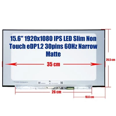 New Laptop Screen B156HTN06.2 NT156FHM-N43 V8.0 NV156FHM-N69 V8.0 SD10W73248 IPS - Bild 1 von 4