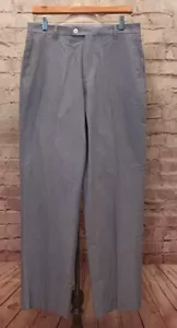 NAUTICA Anzughose blau Jungen schlicht vorne Oxford-Tuch Größe 20 normal NEU - Bild 1 von 5
