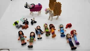 Lego Minifigure Elves Lot Of 8 Figures & 6 Animals Plus 2 Horses. - Photo 1/8