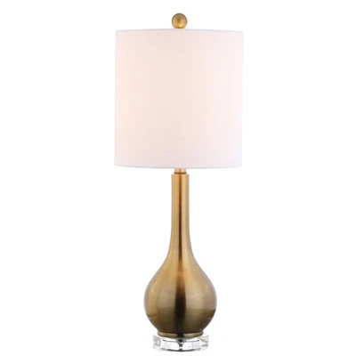JYL5010A Dylan 25" Metal/Crystal Teardrop LED Table Lamp Contemporary Transit... - Image 1 of 4