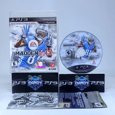 Madden NFL 13 PS3 CIB W/ Manual - Tested - PlayStation 3 - Image 1 of 4
