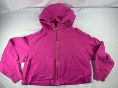 Lululemon Scuba OS Full Zip Hoodie Gold Zip SZ XL/XXL Sonic Pink- LW3HKKS - Image 1 of 4